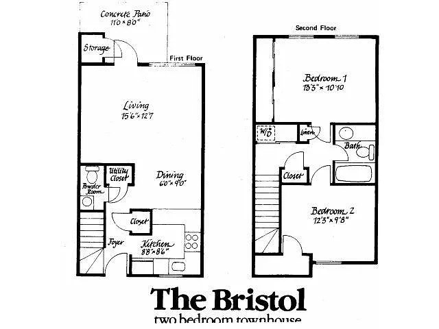 Floor plan The Bristol - waitlist
