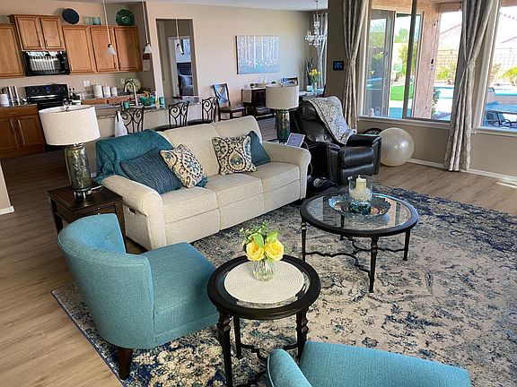 Living Room with La-Z-Boy Reclining Lounger and Reclining Couch