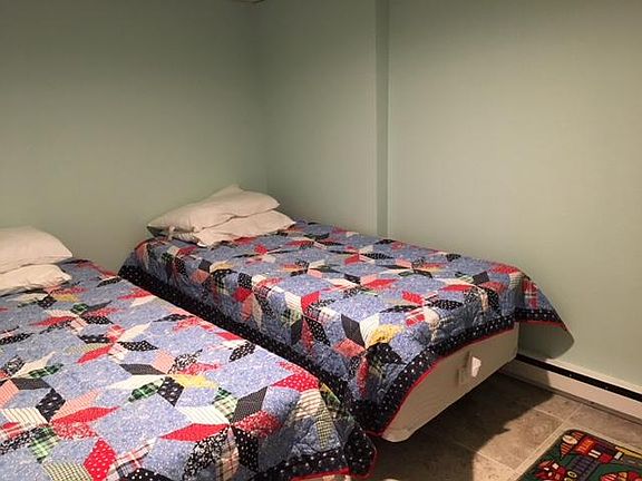 twin beds downstairs