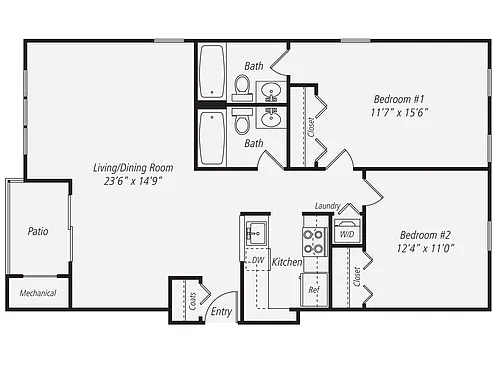 Floor plan B3