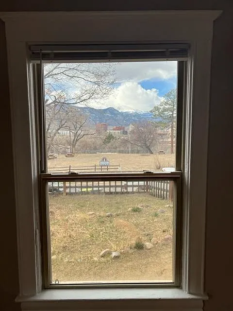 View from bedroom 1, Pikes Peak and city - 105 S Prospect St
