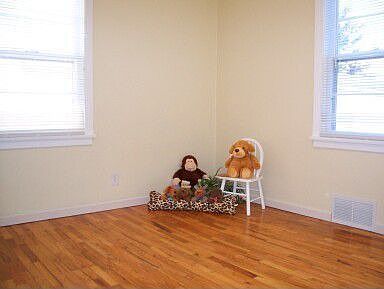 Bright paint and refinished floors