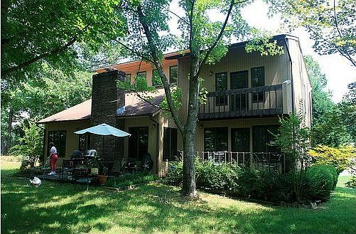 Back of the house and yard