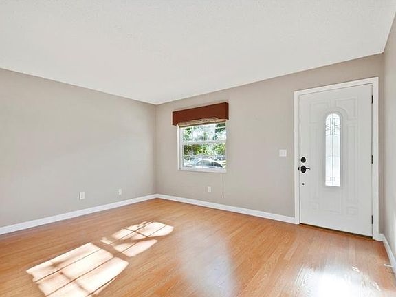 Front Door and Living Room