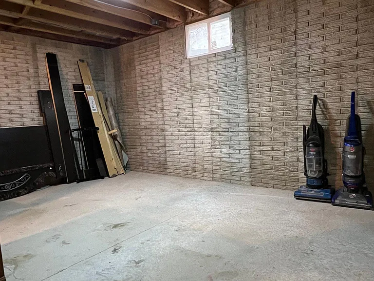 Unfinished Basement Storage