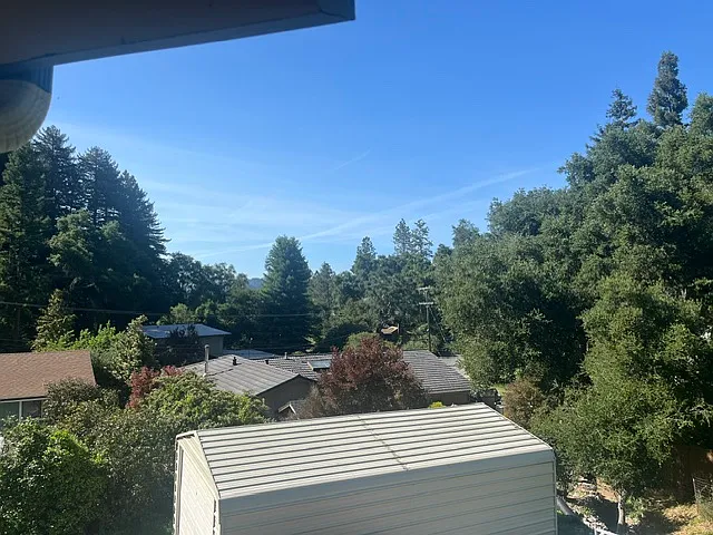 back deck view of valley