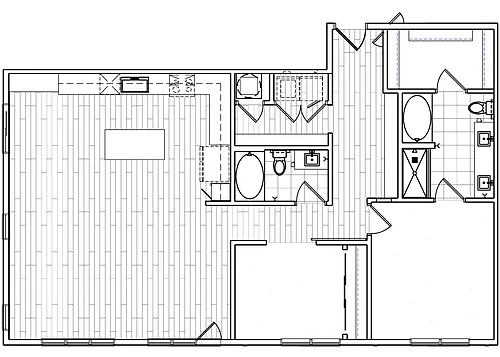 Floor plan 2x2 1454 sqft