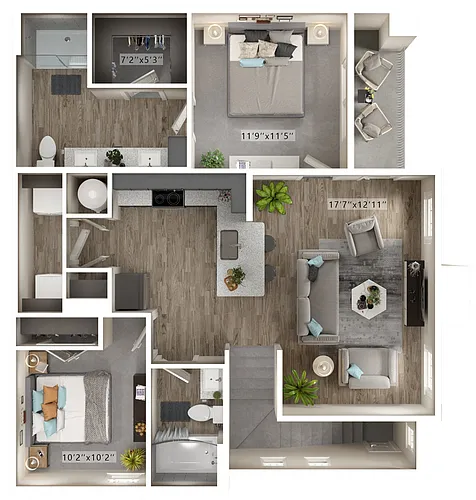 Floor plan Upper Wynnewood
