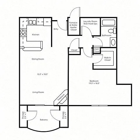 Floor plan The Walden