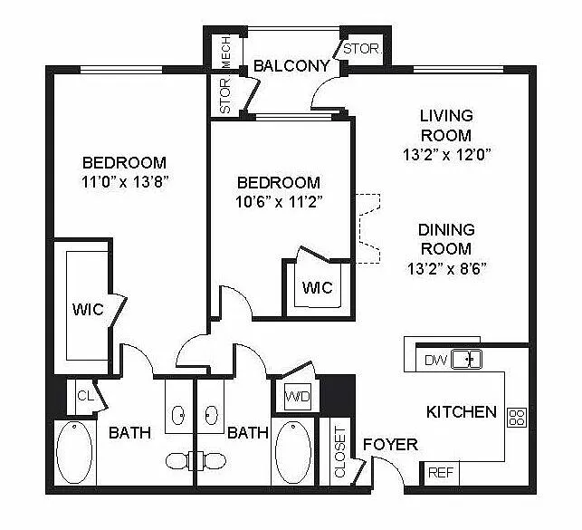 Floor plan B4
