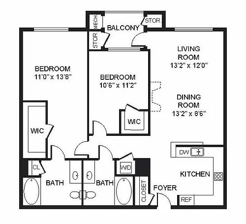 Floor plan B4
