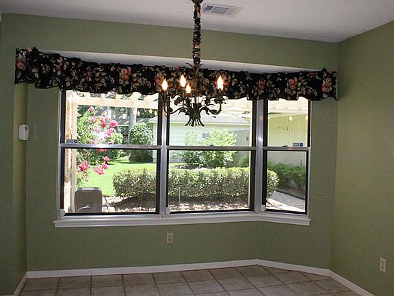 Delightful view of your backyard from the breakfast room.