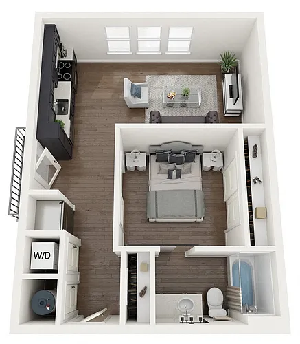Floor plan A-B BALCONY