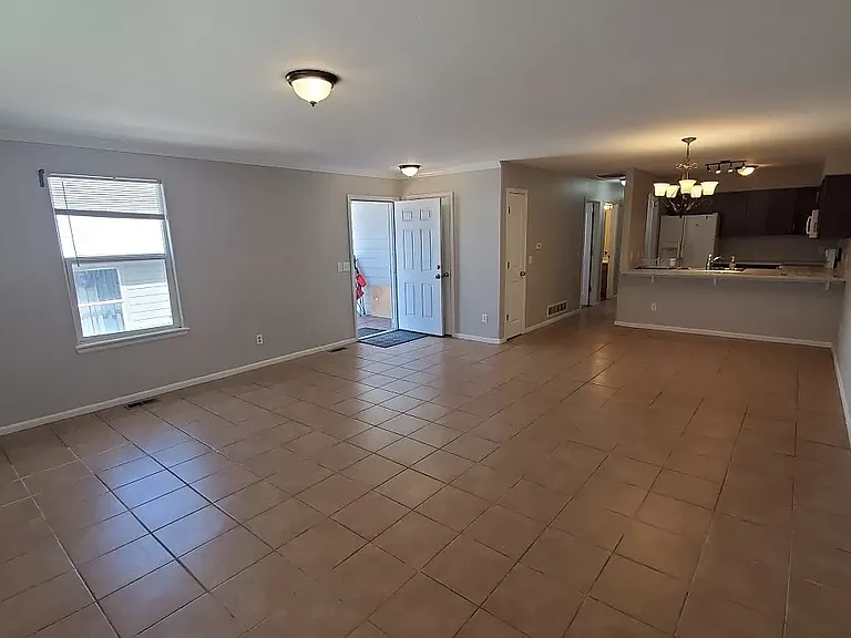 Living room to kitchen