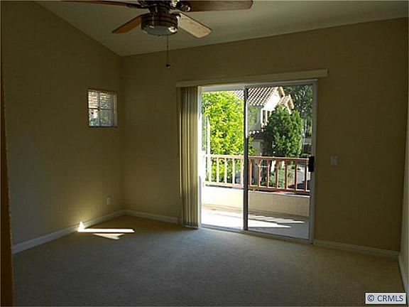 Master bedroom with balcony