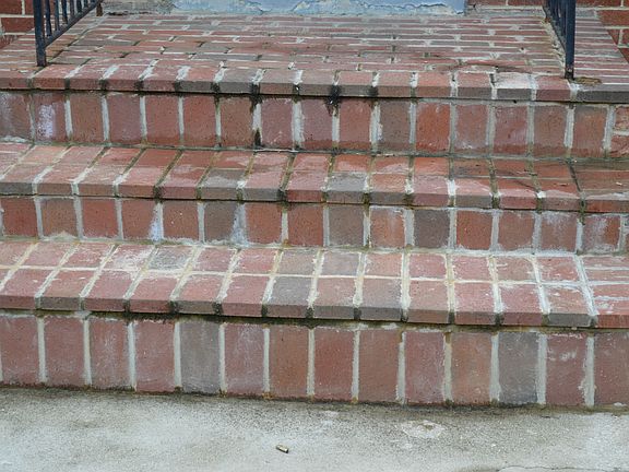 Custom Brick Front Steps