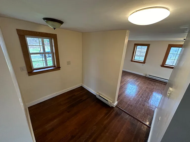 office space between kitchen and living room