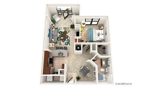 Floor plan A6D