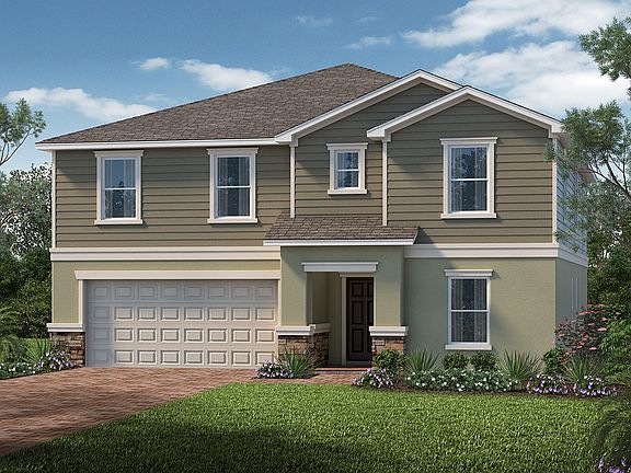 Exterior F with stone
