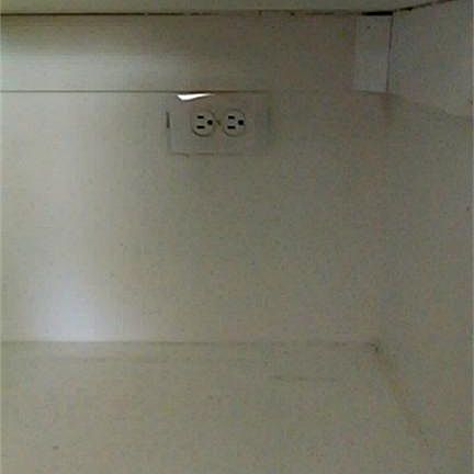 BONUS electrical outlet in pantry