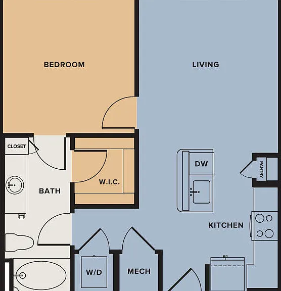 A6 floor plan Broadstone Baybrook