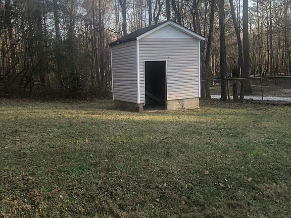 Shed in Backyard