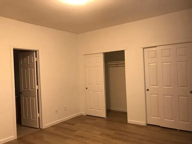masterbed room with huge closets