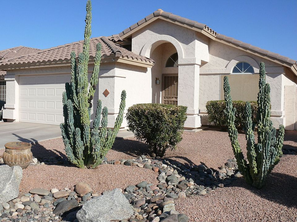 Easy to maintain desert landscaping.  
