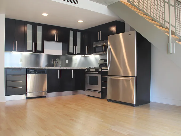 Downstairs living and kitchen