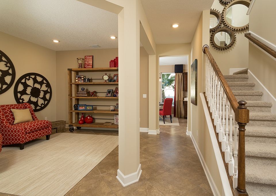 The Juniper Model at Greenleaf Lakes Living Room