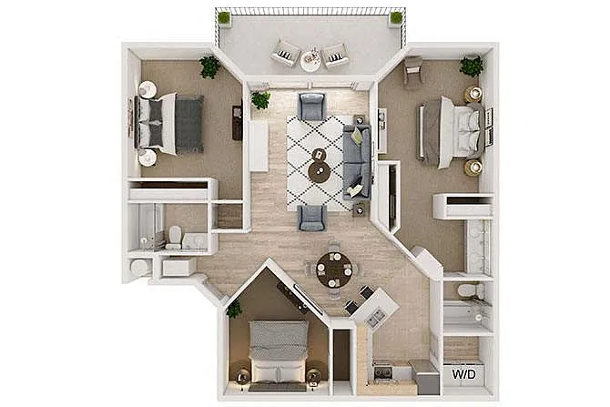 Floor plan 3B2B