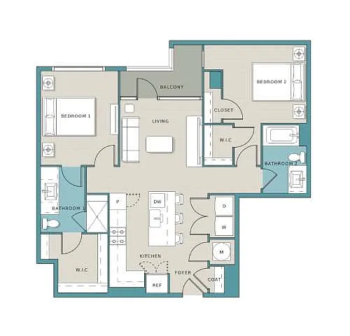 Floor plan B2