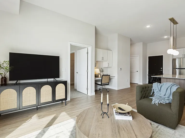 Kitchen and Living Room