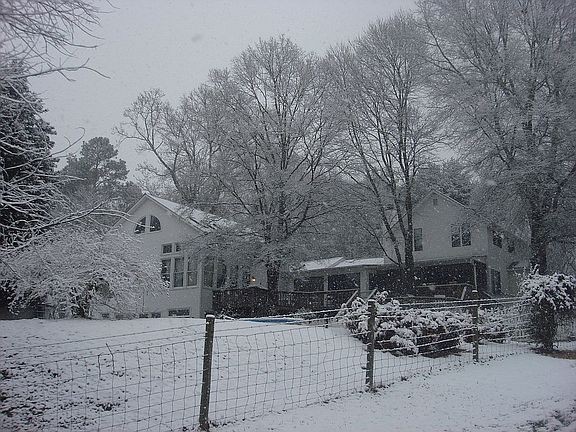 West side of house (rear).