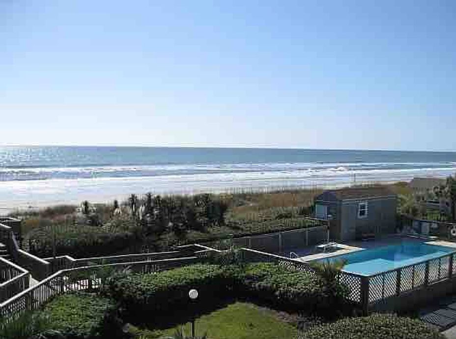 View from private balcony