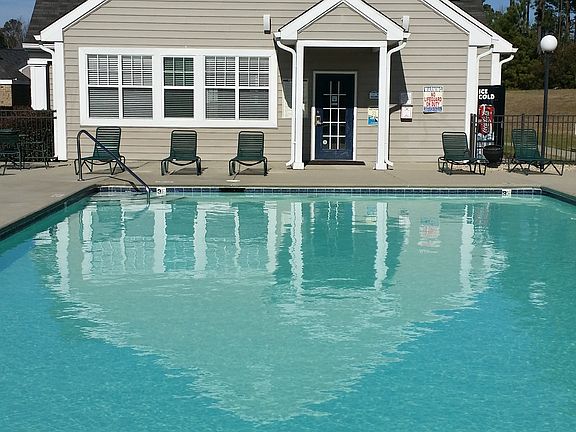Beautiful pool with pergola and sun deck