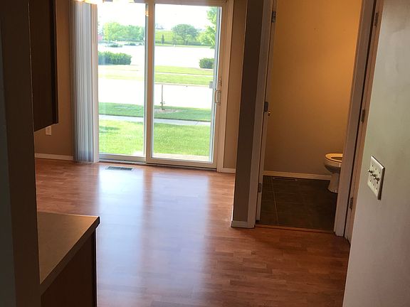 1/2 bath is right off the kitchen