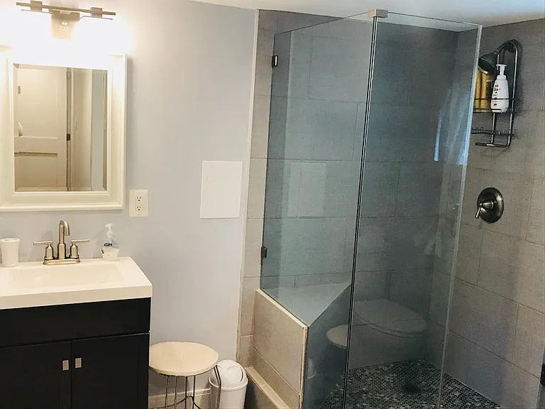 Large renovated bathroom