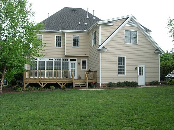 Backyard is perfect for entertaining