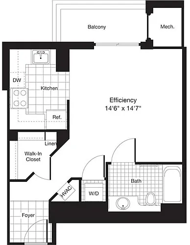 Floor plan Studio C