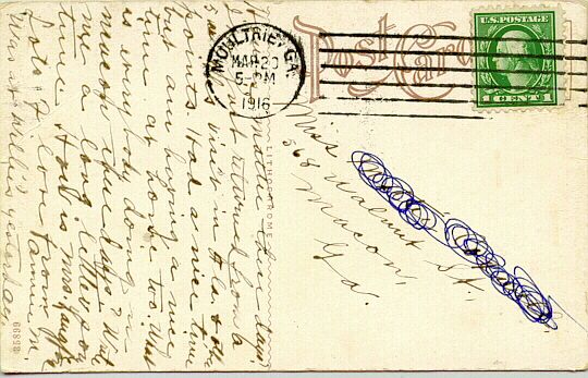 Postcard backside