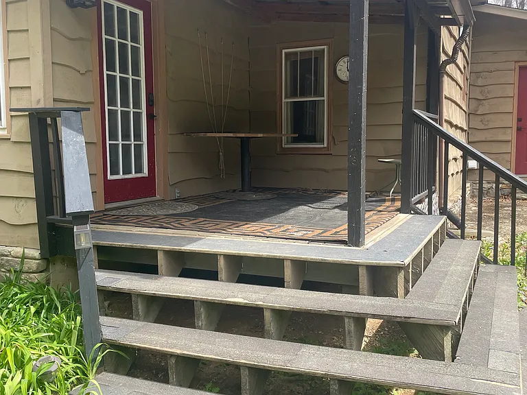 Porch off the kitchen