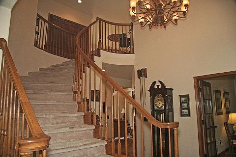 Elegant Curved Staircase