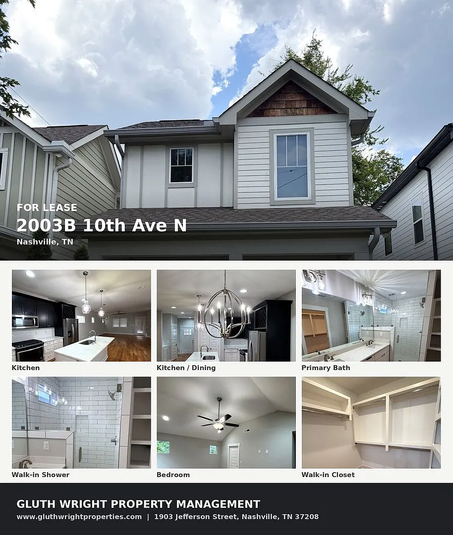 Move-In Ready 3BD/2.5BA Home with Covered Outdoor Living near Germantown- Nashville $2949 per mon... — Photo 1