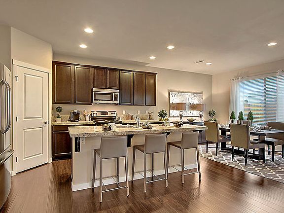 Kitchen with dining area