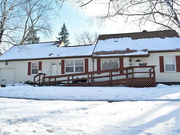 One car attached garage.