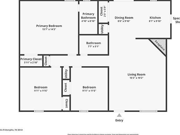 2nd image of 5825 Jardin Pl
