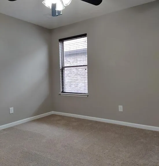 The primary bedroom.