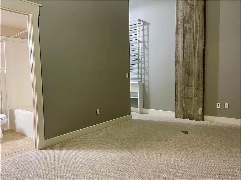 Bathroom can access from the bedroom or from the main entrance space without having to get into your bedroom, just in case, any guest is coming over.