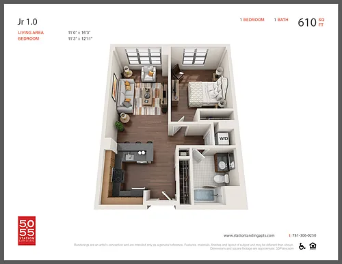 Floor plan Junior 1.0